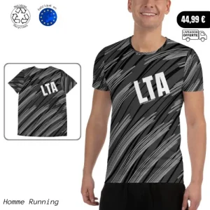 T-Shirt Running Homme - Graphix Grey