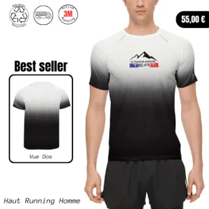 T-Shirt Running Homme  - Team B&W