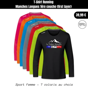 T-Shirt Running ML Femme - LTA