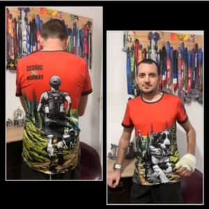 T-Shirt Running personnalisé - Cédric & Norway