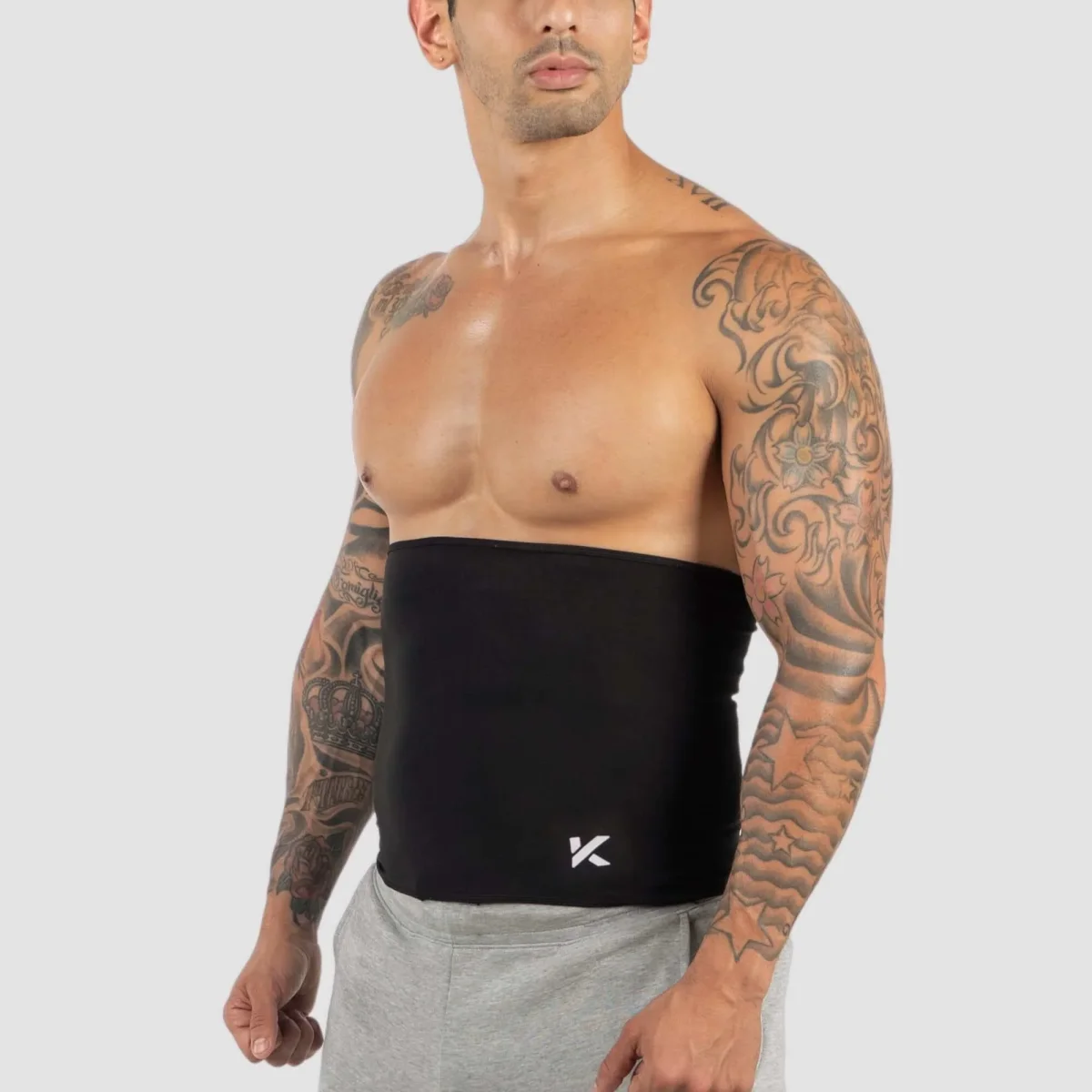 Men's Heat-Trapping Waist Toner 2-Pack Black – Image 3