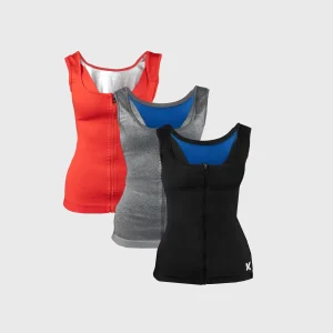 Women's Zipper Heat-Trapping Vest 3-Pack (Multicolor)