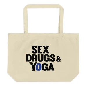 XXL totebag - S*x Drugs & Yoga - yofe