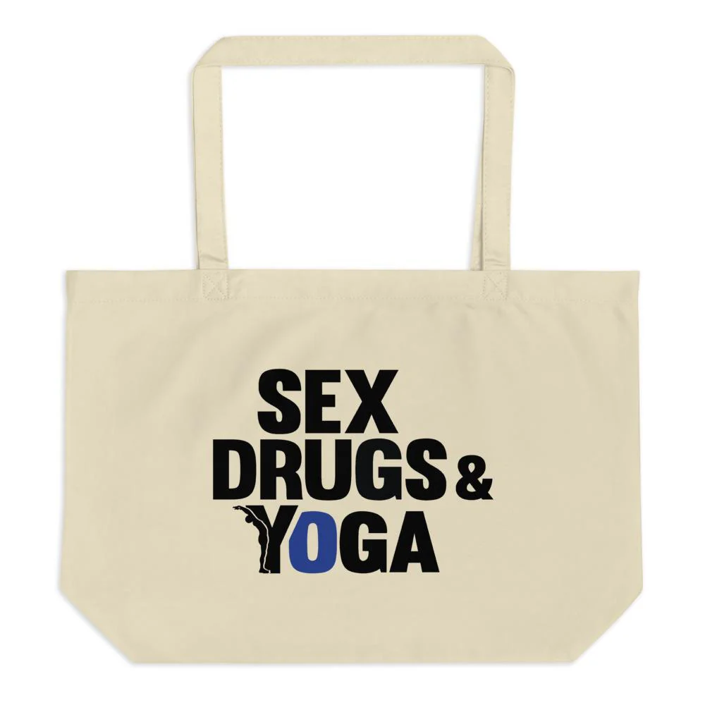 XXL totebag - S*x Drugs & Yoga - yofe