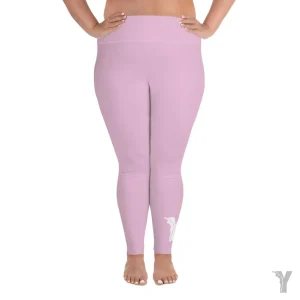 Yofe - legging yoga - rose - grande taille