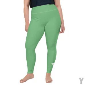 Yofe - legging yoga - vert -grande taille