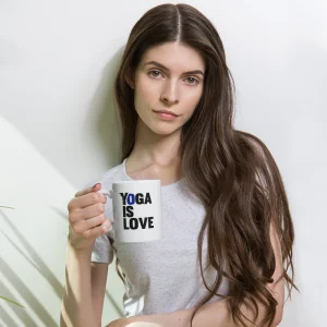 yofe - mug - yoga is love
