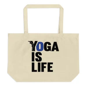 yofe - XXL tote bag - yoga is life